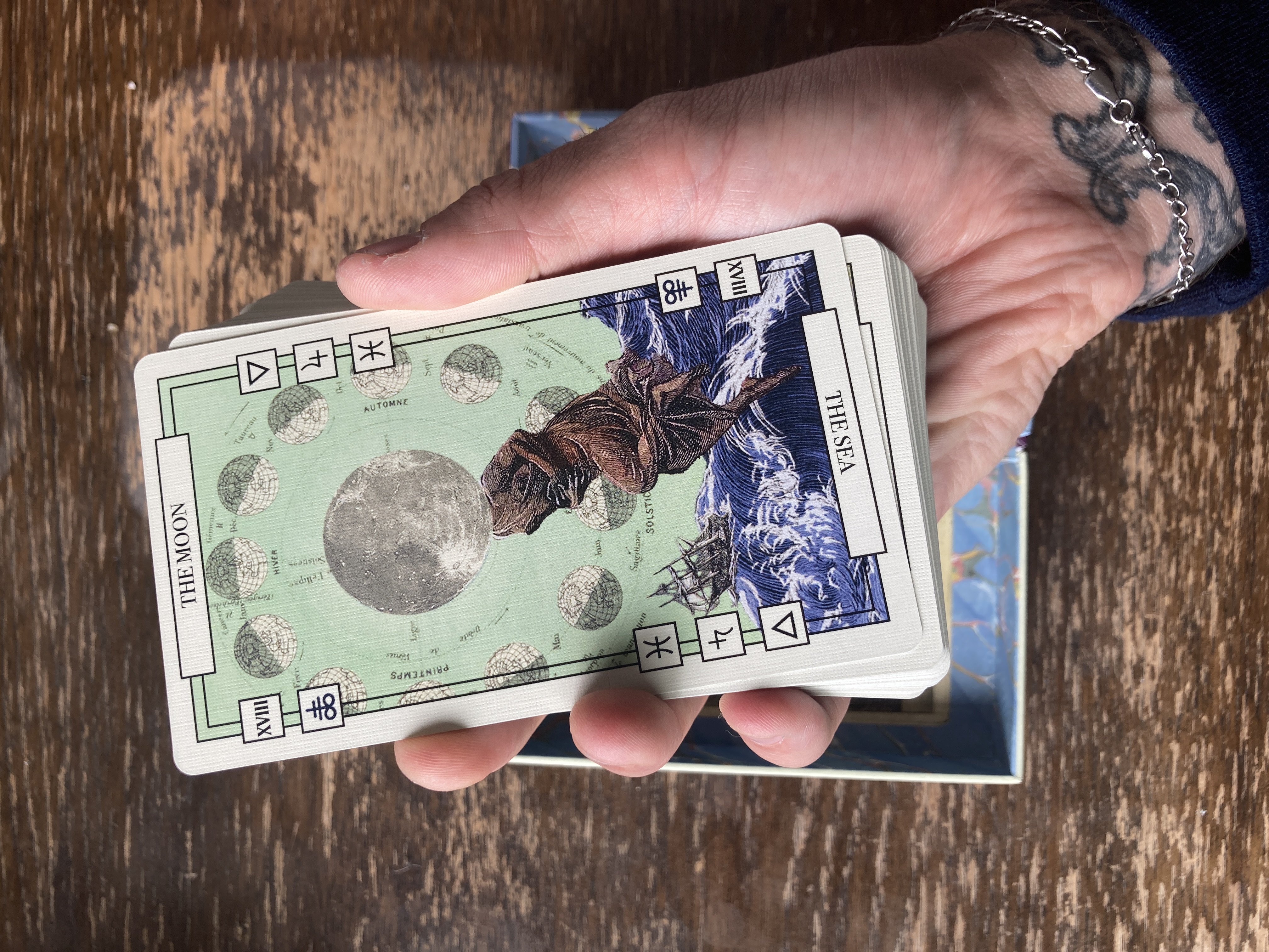 Deleted World Tarot — The Moon